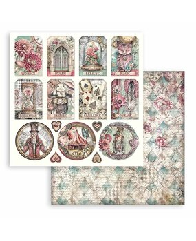 Stamperia Master of Magic 12x12 Inch Paper Sheets Tags (10pcs) (SBB1052) Stamperia Master of Magic 12x12 Inch Paper Sheets Tags (10pcs) (SBB1052)