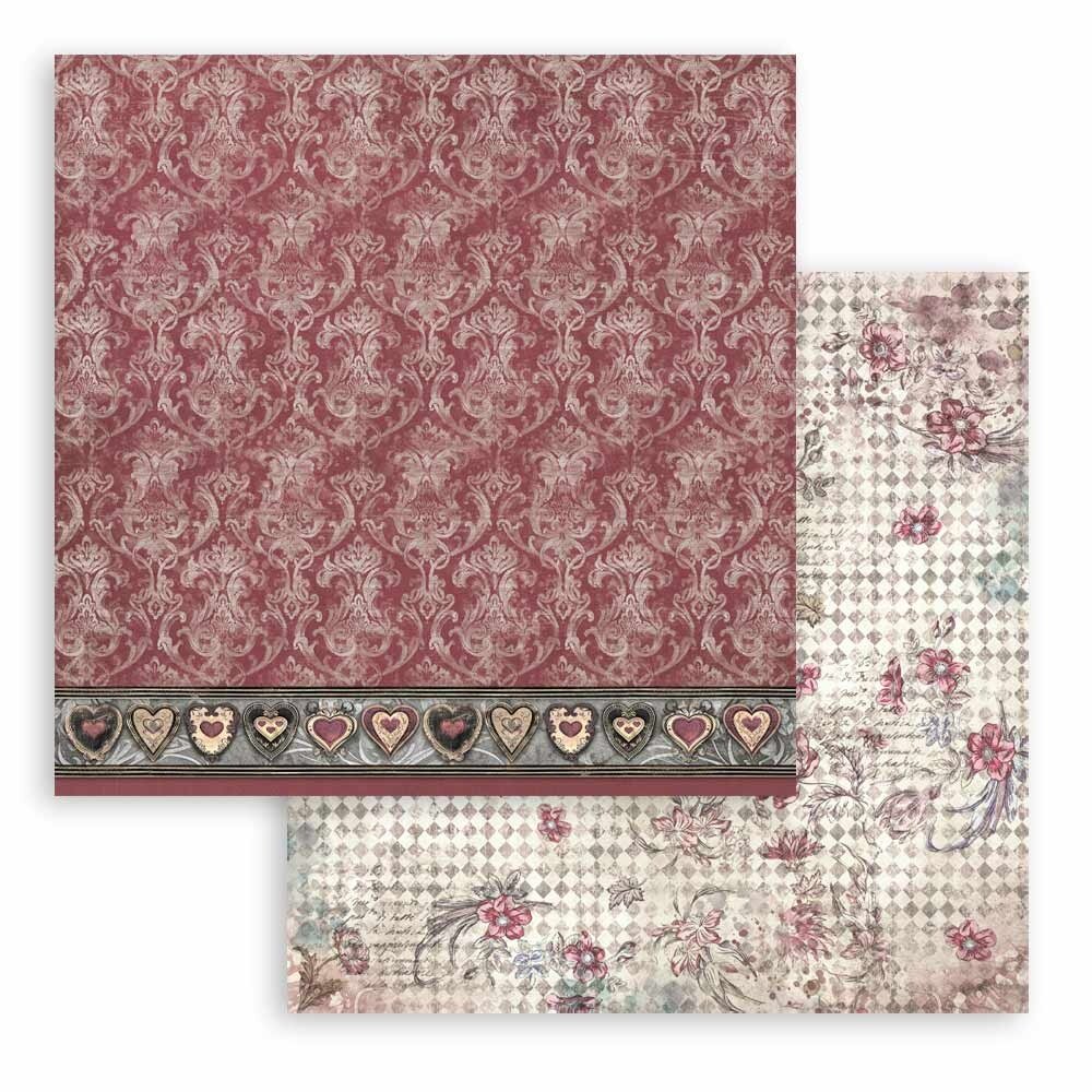 Stamperia Master of Magic 12x12 Inch Paper Sheets burgundy Tapestry (10pcs) (SBB1053) Stamperia Master of Magic 12x12 Inch Paper Sheets burgundy Tapestry (10pcs) (SBB1053)