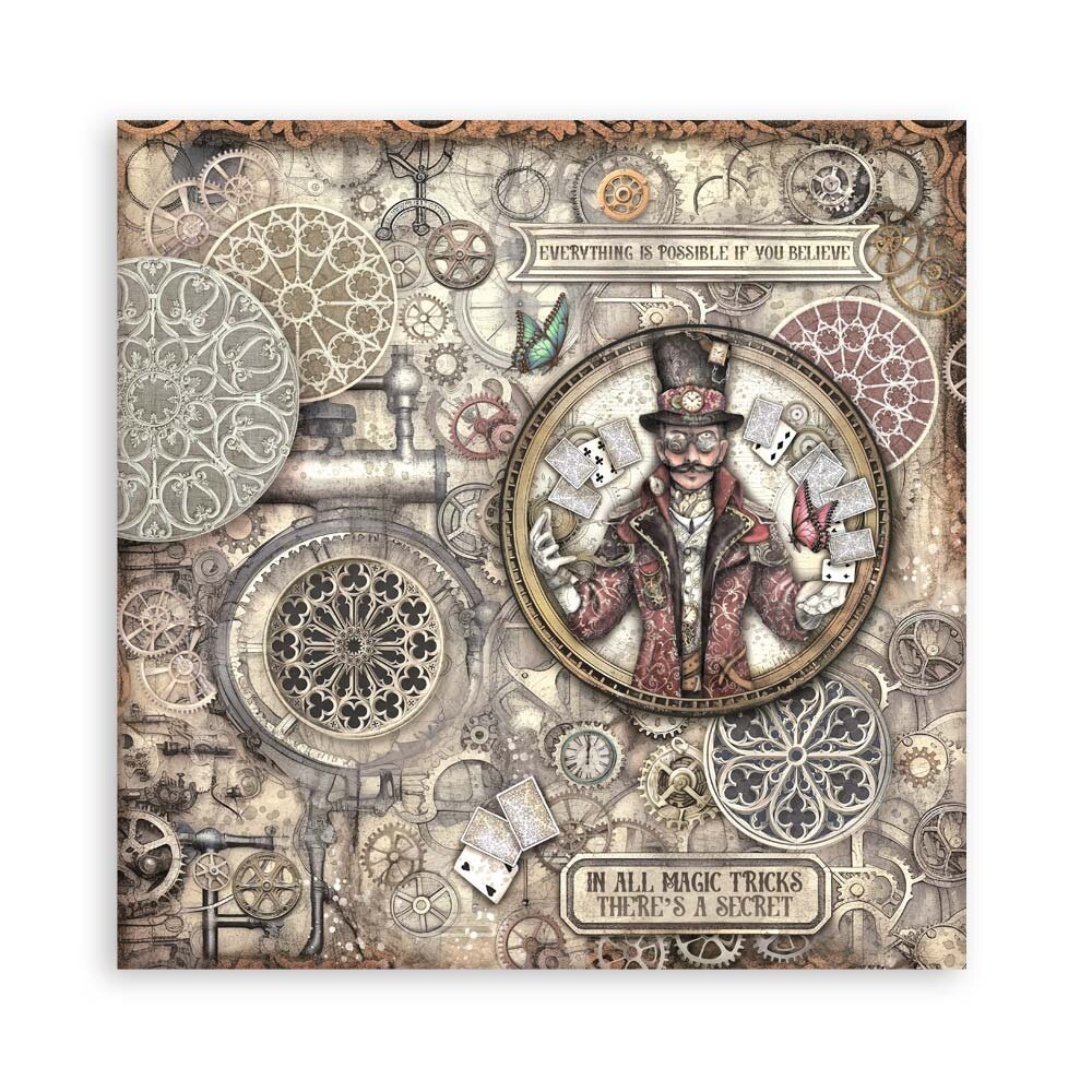 Stamperia Master of Magic 12x12 Inch Paper Pack Maxi (Single Face) (SBBXLB21) Stamperia Master of Magic 12x12 Inch Paper Pack Maxi (Single Face) (SBBXLB21)