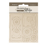 Stamperia Master of Magic Decorative Chips Hourglass (SCB254) (DISCONTINUED)