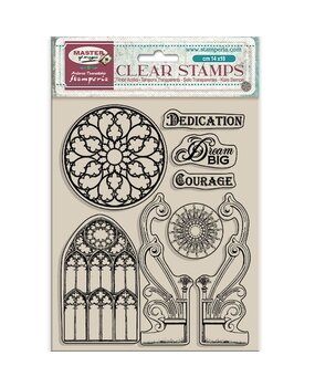 Stamperia Master of Magic Clear Stamps Gothic Elements (WTK215)