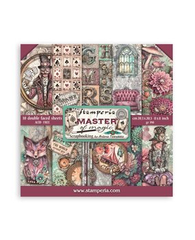 Stamperia Master of Magic 8x8 Inch Paper Pack (SBBS122)