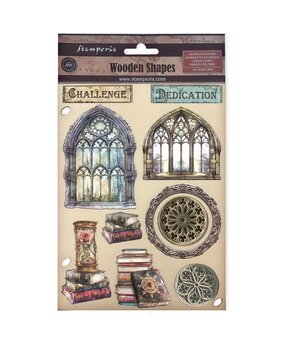 Stamperia Master of Magic A5 Colored Wooden Shape (KLSP179) (DISCONTINUED)