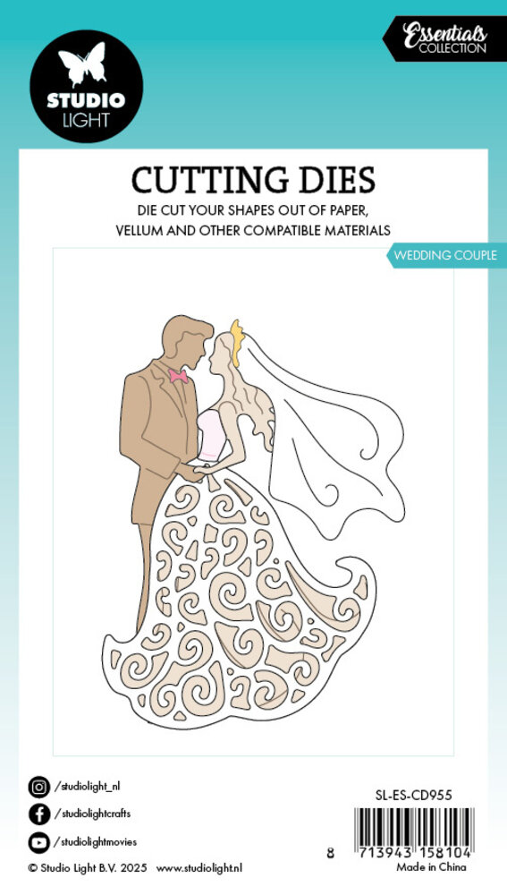 Studio Light Wedding Couple Essentials Cutting Die (SL-ES-CD955) (DISCONTINUED)