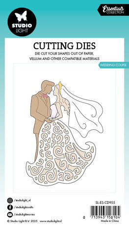 Studio Light Wedding Couple Essentials Cutting Die (SL-ES-CD955) (DISCONTINUED)