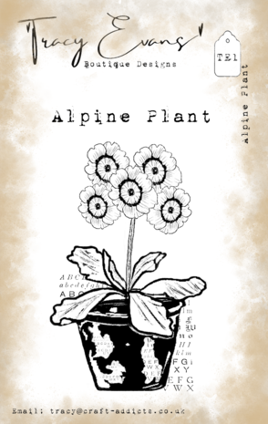 Tracy Evans Alpine Plant A7 Stamp (TE001) Tracy Evans Alpine Plant A7 Stamp (TE001)