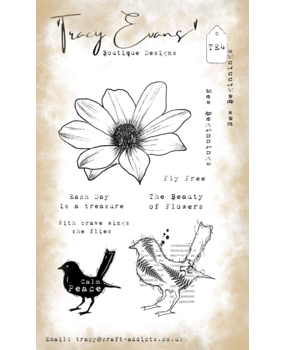 Tracy Evans New Beginnings A6 Stamp (TE004)