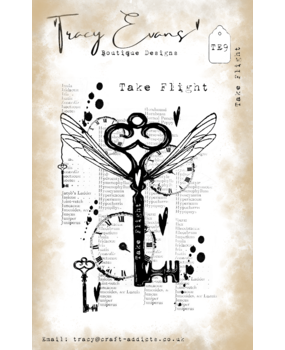 Tracy Evans Take Flight A7 Stamp (TE009)