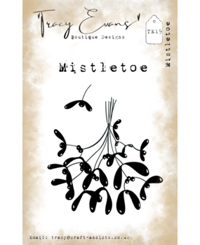 Tracy Evans Mistletoe A7 Stamp (TE019)