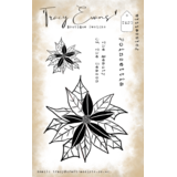 Tracy Evans Poinsettia A7 Stamp (TE020)
