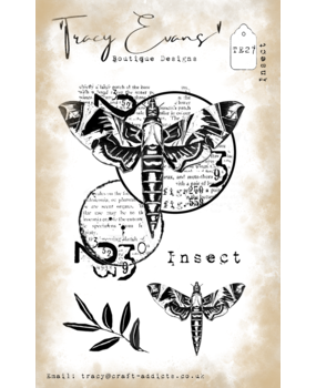 Tracy Evans Insect A7 Stamp (TE027)