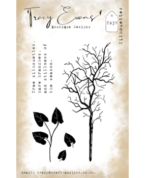 Tracy Evans Silhouettes A7 Stamp (TE038)