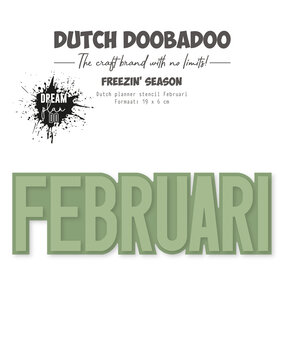 Dutch Doobadoo Dream Plan Do Freezin' Season Dutch Planner Stencil A5 Februari (470.784.362)