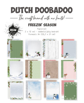 Dutch Doobadoo Dream Plan Do Freezin' Season A4 Paper Set (473.005.074)
