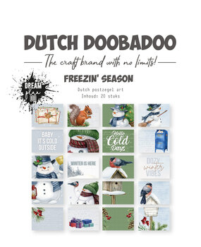 Dutch Doobadoo Dream Plan Do Freezin' Season A6 Dutch Postzegel Art (474.007.056)