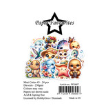 Paper Favourites Die-Cuts A7 Mini Cuties #3 (24pcs) (PFD007)