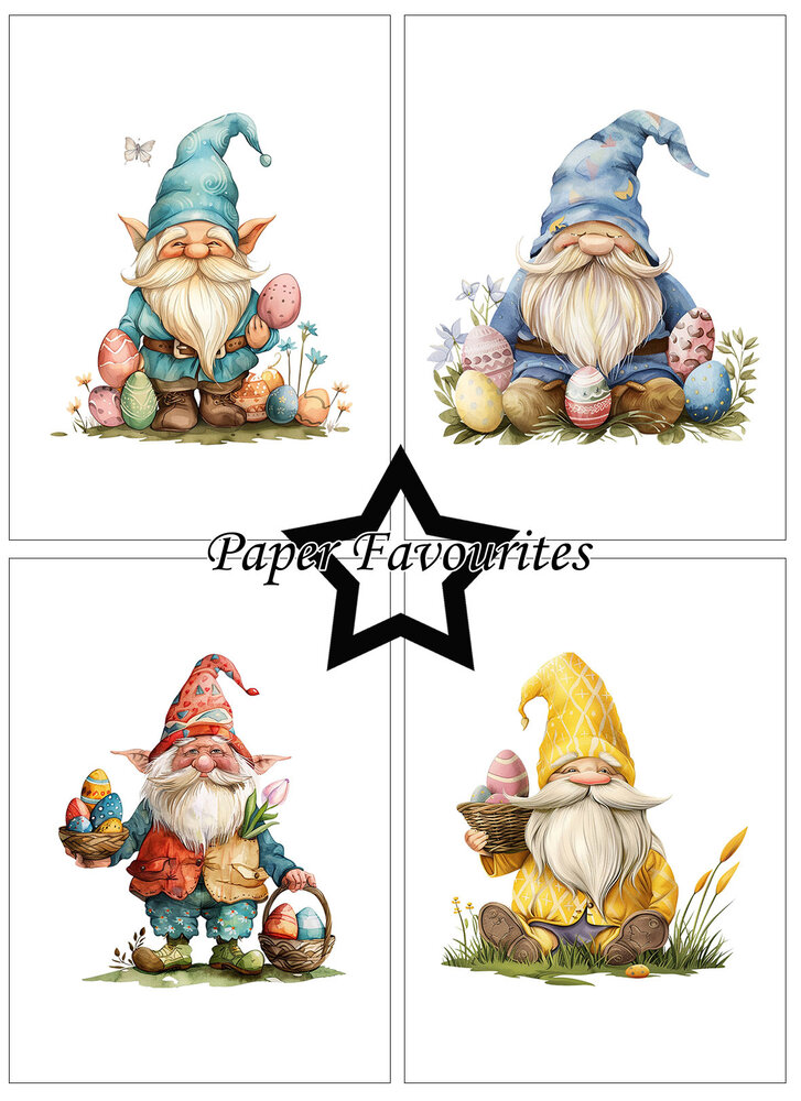 Paper Favourites Easter Gnomes A6 Paper Pad (PFA568)