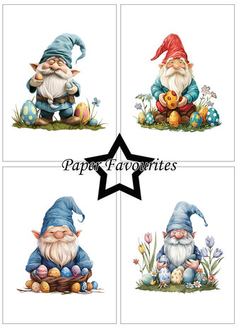 Paper Favourites Easter Gnomes A6 Paper Pad (PFA568)