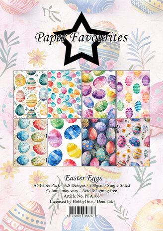 Paper Favourites Easter Eggs A5 Paper Pad (PFA166)