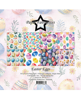Paper Favourites Easter Eggs 12x12 Inch Paper Pad (PF725)