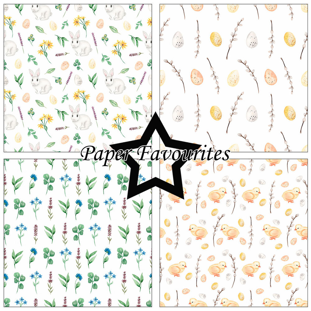 Paper Favourites Watercolour Easter 12x12 Inch Paper Pad (PF727) Paper Favourites Watercolour Easter 12x12 Inch Paper Pad (PF727)