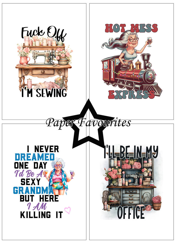 Paper Favourites Funny Quotes #2 A6 Paper Pad (PFA566)