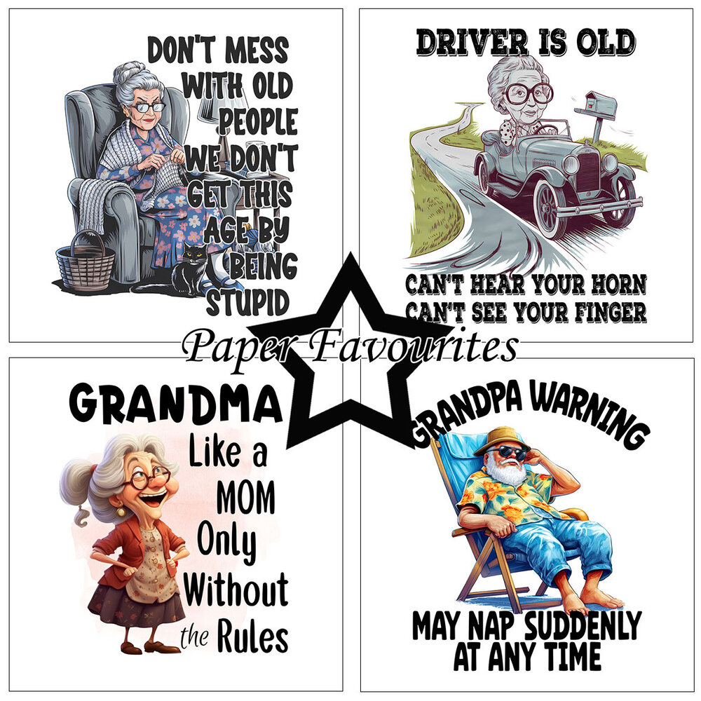 Paper Favourites Funny Quotes #1 6x6 Inch Paper Pad (PF524)