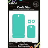 Arden Creative Studio Maker Series Craft Dies - Tag Essentials (4pcs) (ACSCD0003)