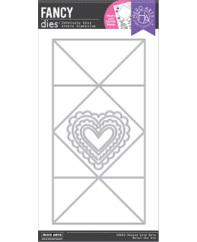 Hero Arts Folded Love Note Fancy Dies (DF243)