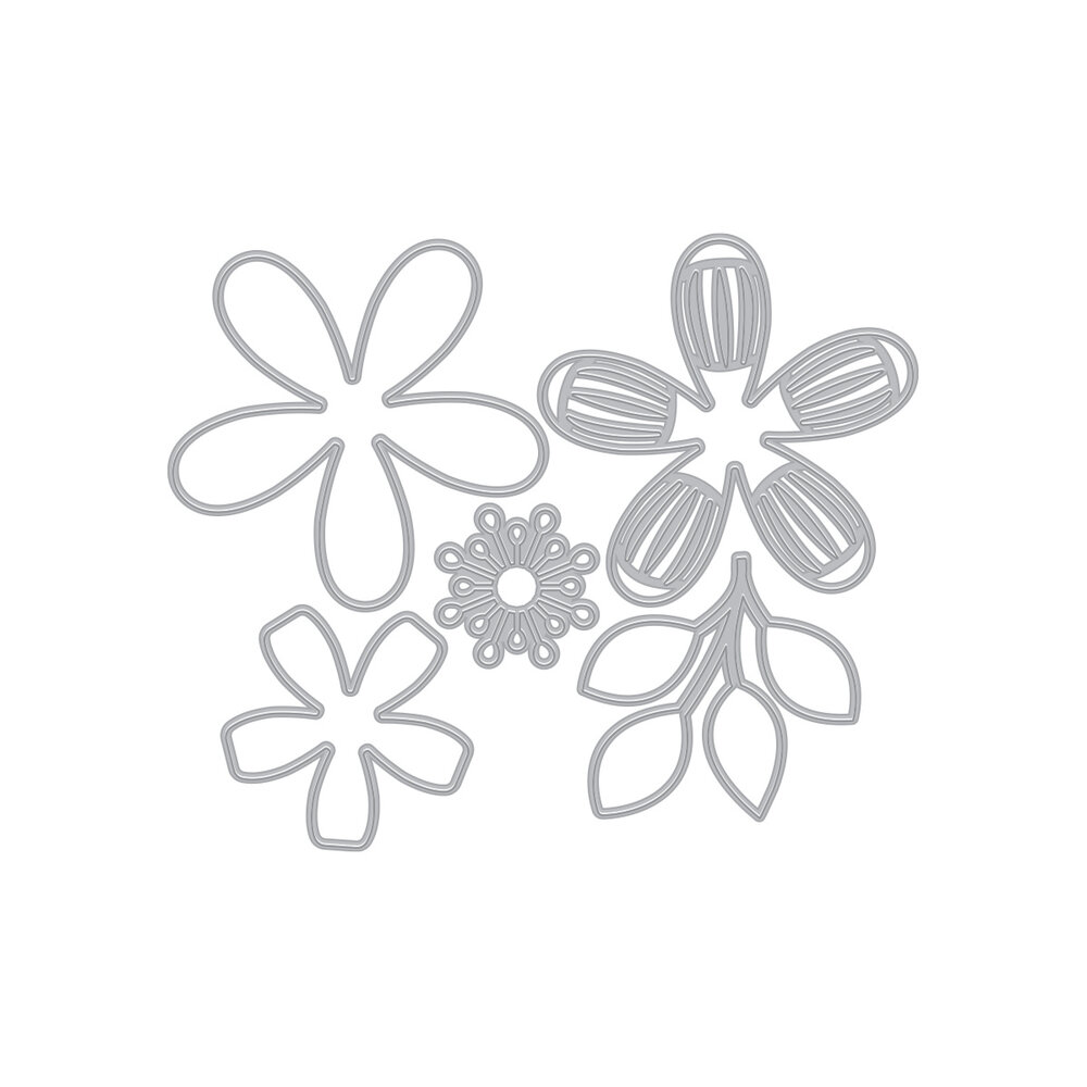 Hero Arts Large Flower Layering Fancy Dies (DF233)