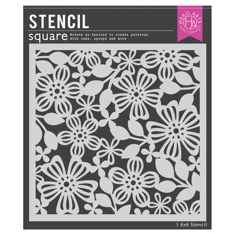 Hero Arts Spring Floral Stencil (SA300)