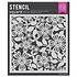 Spring Floral Stencil (SA300)