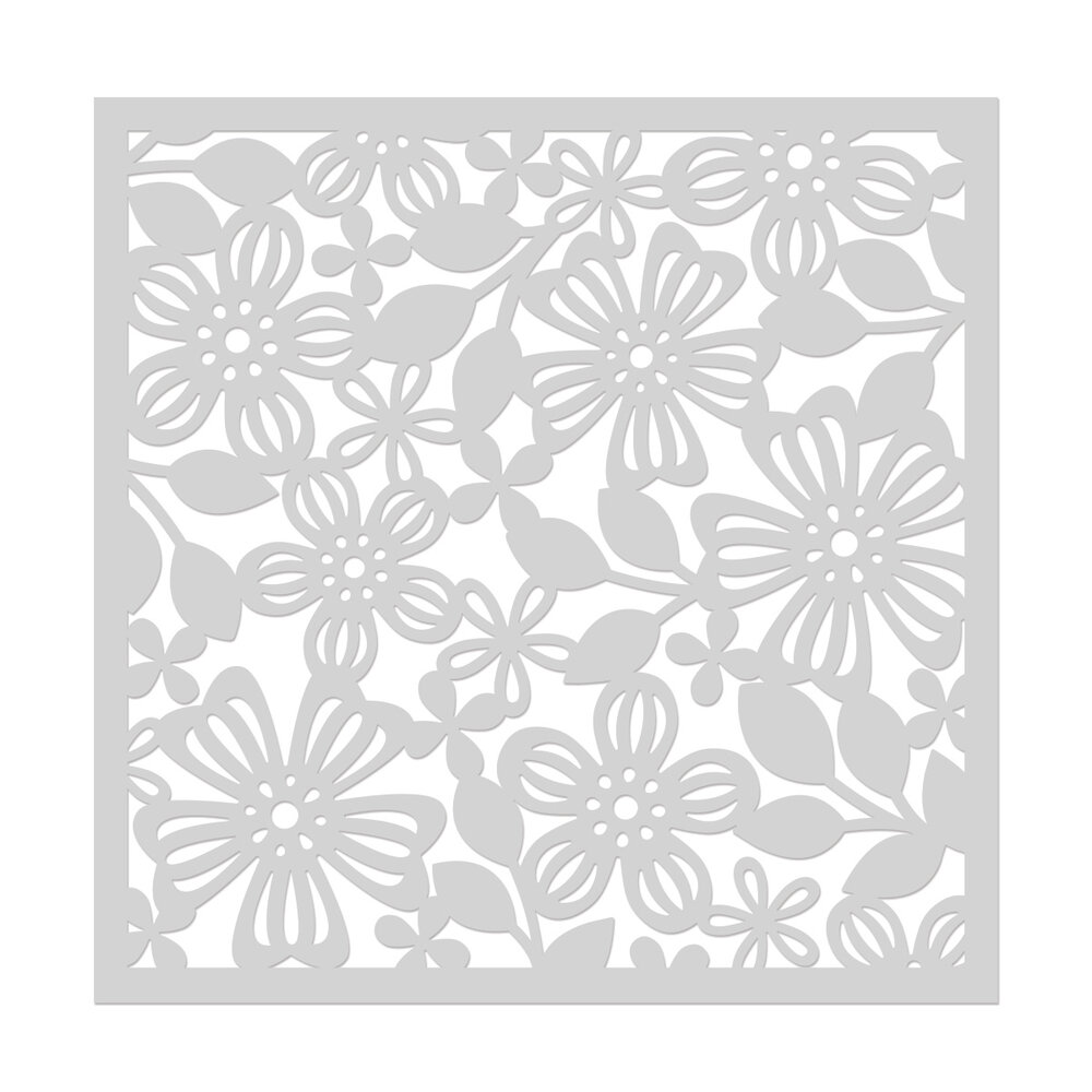 Hero Arts Spring Floral Stencil (SA300)