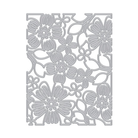 Hero Arts Floral Pattern Cover Plate Fancy Dies (DF227)