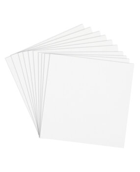 Spellbinders Classic White 12x12 Inch ColorWheel Cardstock (10 Sheets) (CS-12-148)