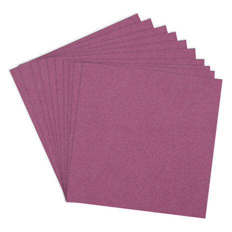 Spellbinders Mulberry 12x12 Inch ColorWheel Cardstock (10 Sheets) (CS-12-139)
