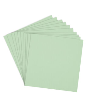 Spellbinders Mint 12x12 Inch ColorWheel Cardstock (10 Sheets) (CS-12-121)