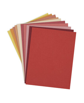 Spellbinders Warm Assortment 8.5x11 Inch ColorWheel Cardstock (20 Sheets) (CSA-006)