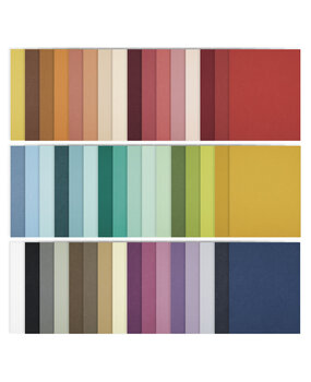 Spellbinders The Full 48 8.5x11 Inch ColorWheel Cardstock Pack (48 shades) (CSA-001)