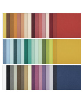 Spellbinders The Full 48 12x12 Inch ColorWheel Cardstock Pack (48 shades) (CSA-003)