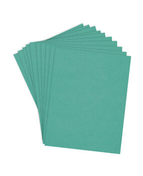 Spellbinders Teal Topaz 8.5x11 Inch ColorWheel Cardstock (10 Sheets) (CS-8-125)