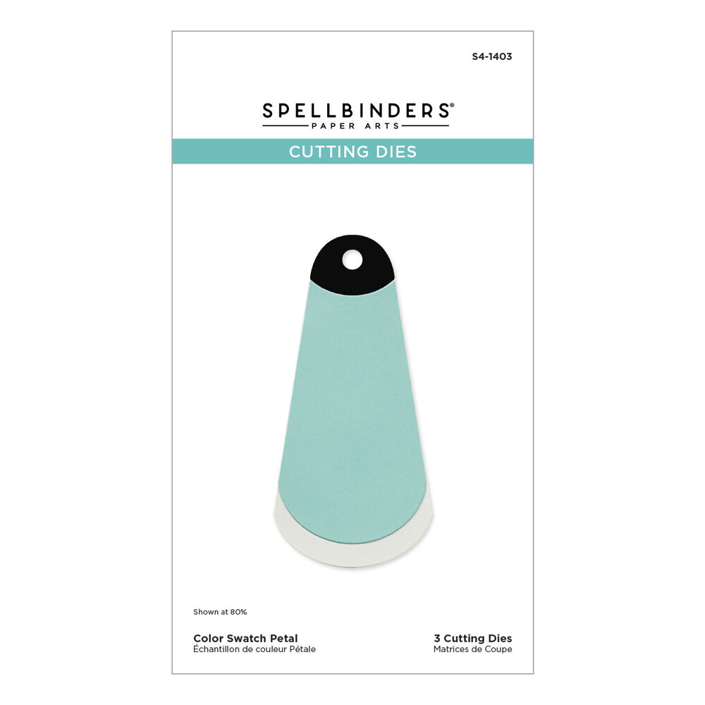 Spellbinders Color Swatch Petal Etched Dies (S4-1403)