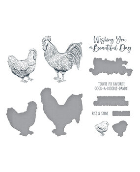 Spellbinders Feathered Friends BetterPress Plate & Die Set (BP-234) Spellbinders Feathered Friends BetterPress Plate & Die Set (BP-234)