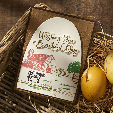 Spellbinders Farm Sweet Farm Registration BetterPress Plate & Die Set (BPR-019) (DISCONTINUED) Spellbinders Farm Sweet Farm Registration BetterPress Plate & Die Set (BPR-019) (DISCONTINUED)