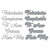 Spellbinders Spanish Everyday Sentiments Etched Dies (S4-1410)