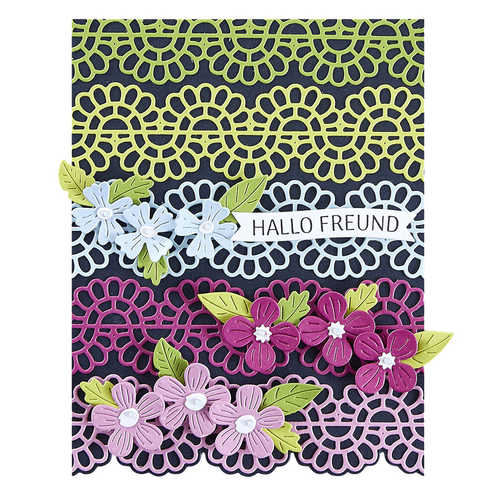 Spellbinders German Sentiments BetterPress Plate & Die Set (BP-266) Spellbinders German Sentiments BetterPress Plate & Die Set (BP-266)