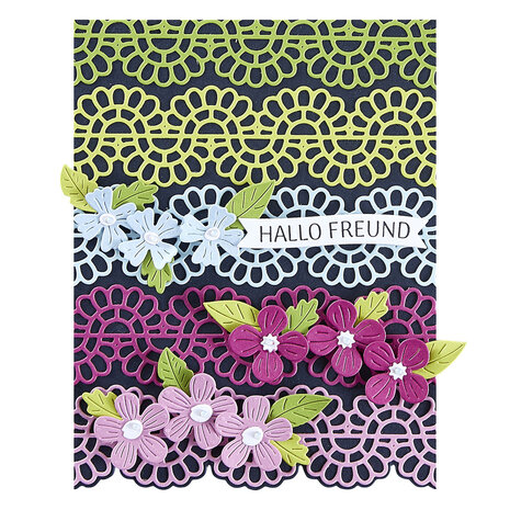 Spellbinders German Sentiments BetterPress Plate & Die Set (BP-266) Spellbinders German Sentiments BetterPress Plate & Die Set (BP-266)