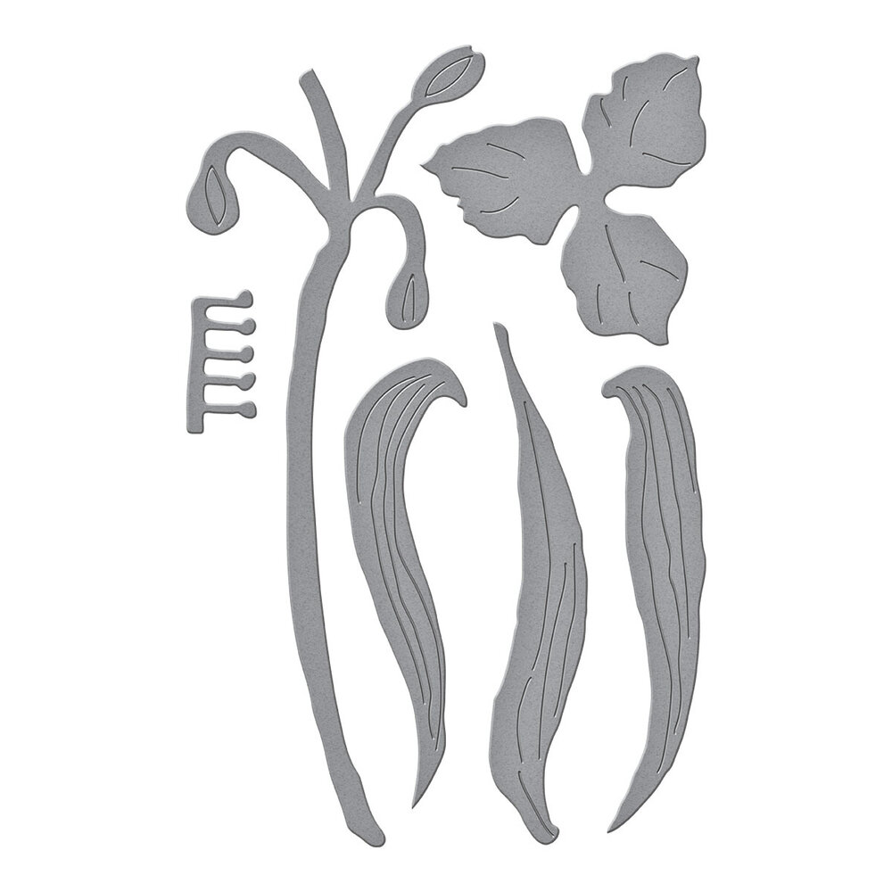 Spellbinders Spiderwort Etched Dies (S4-1391)