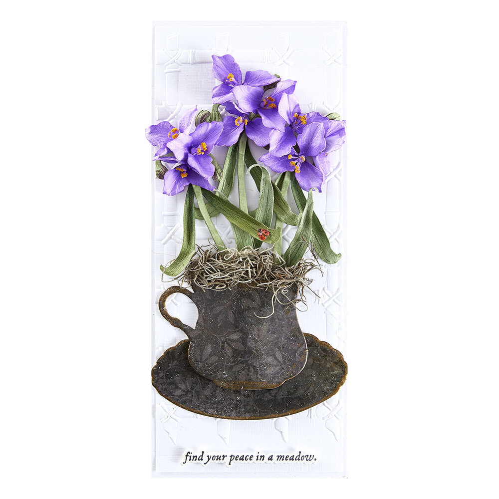 Spellbinders Spiderwort Etched Dies (S4-1391) Spellbinders Spiderwort Etched Dies (S4-1391)