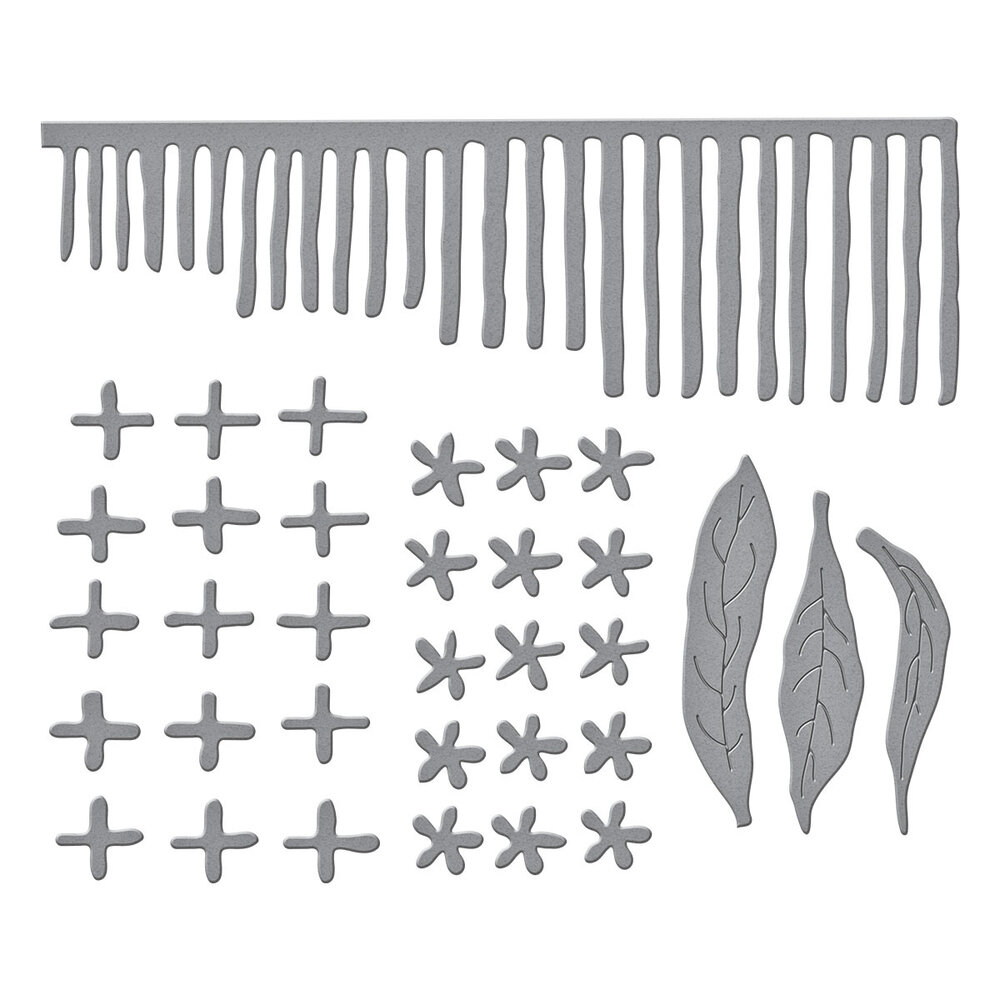 Spellbinders Milkweed Etched Dies (S4-1392) Spellbinders Milkweed Etched Dies (S4-1392)